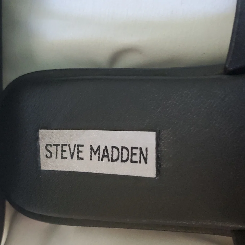 Steve Madden Dark Slide Sandals - Picture 2 of 5